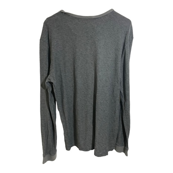 Volcom mens Henley long sleeve shirt. Grey. Size large. - Picture 6 of 10